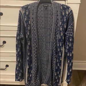 Lucky Brand Navy Lightweight Cardigan